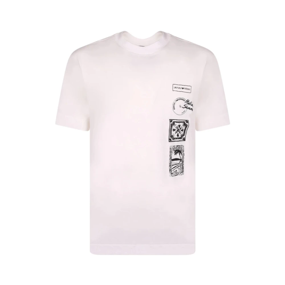 Emporio Armani Hombre Blanco Camisetas, Talla: Xl