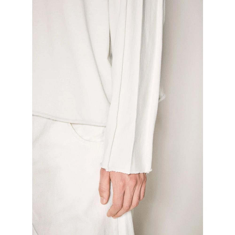 Entire Studios Katoenen Jersey Longsleeve T-shirt White Heren