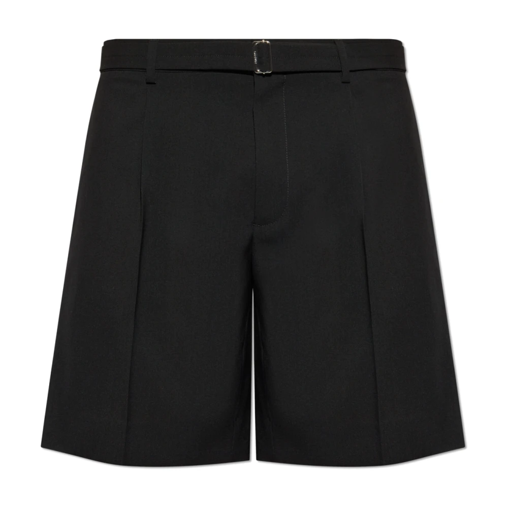 Lanvin Wollen shorts Black Heren