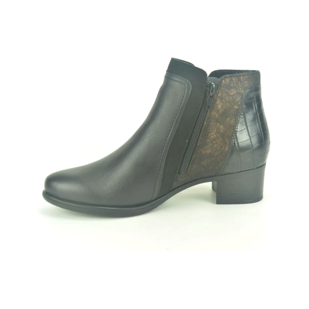 Remonte Zwart Botje +Tiret 3cm
