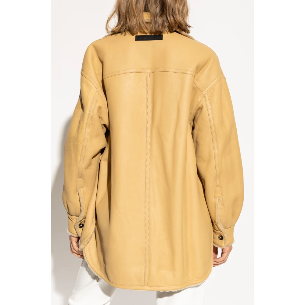 Marni Omkeerbaar overhemd Beige Dames