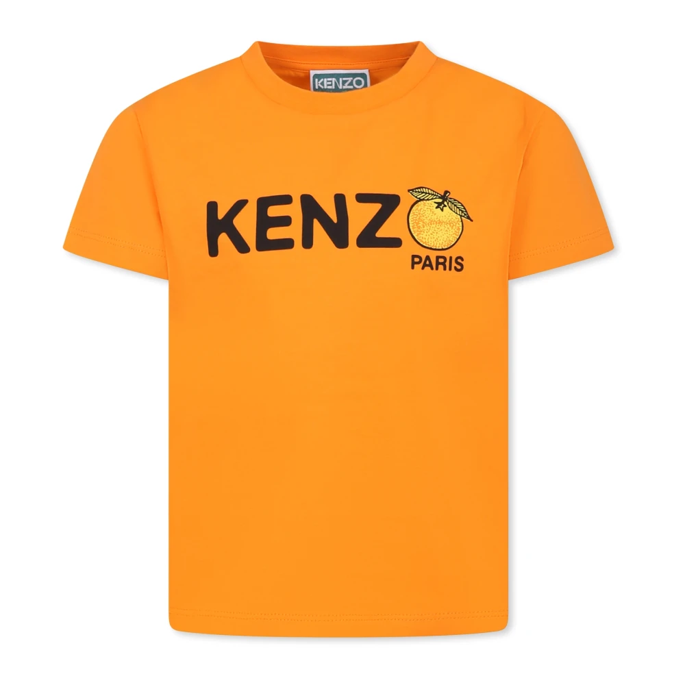 Kenzo Orange Fruktryck T-shirt Orange, Unisex