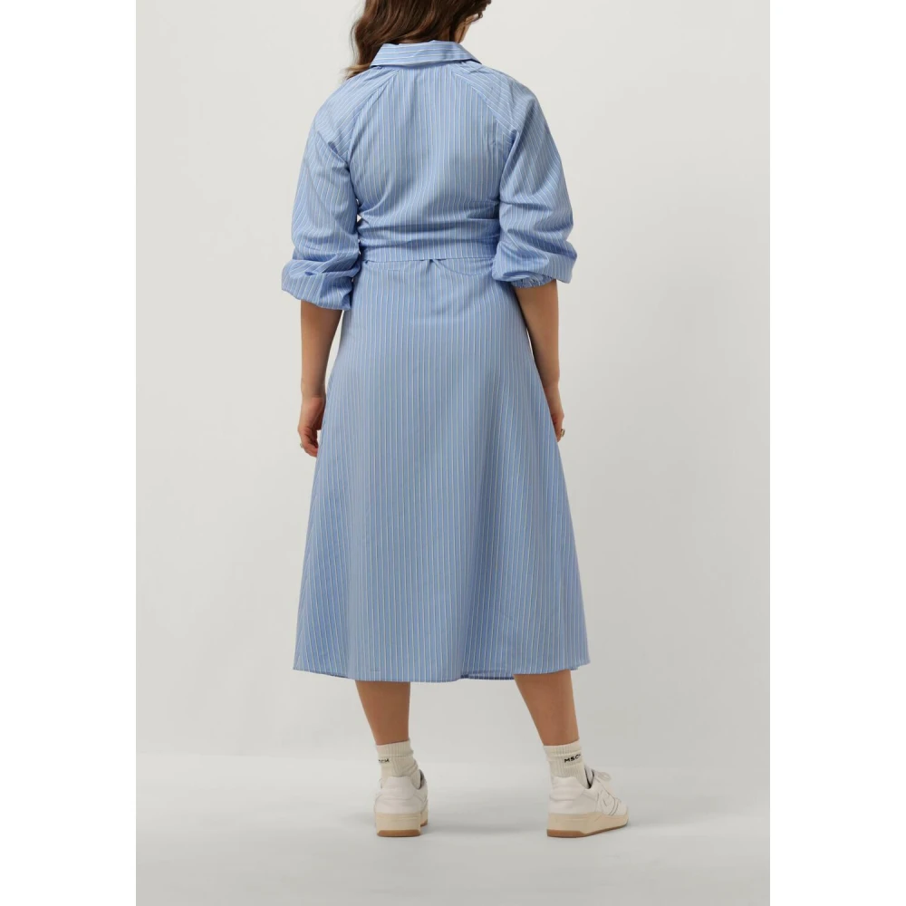 Catwalk Junkie Gestreepte Midi Jurk Dr Yasmin Blue Dames