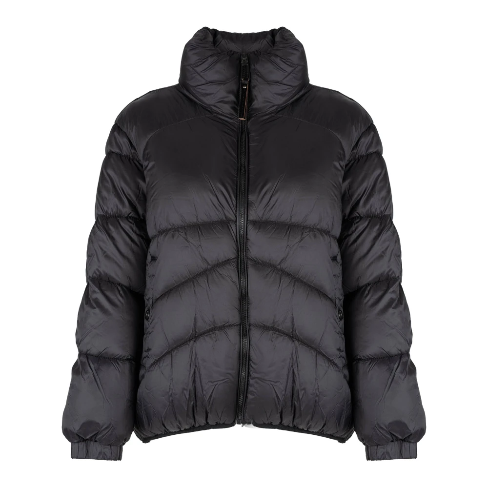 Silvian Heach Damen Schwarz Daunenjacke