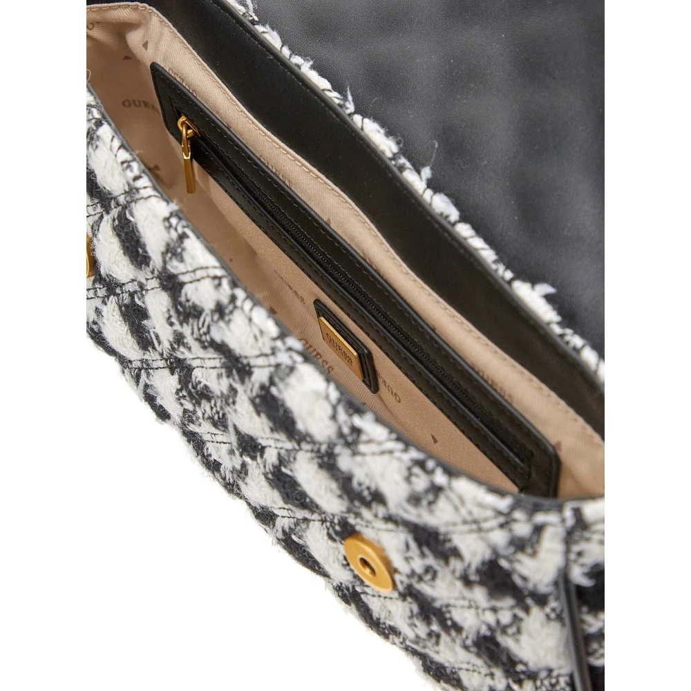 Guess Spark Micro Mini Zwart Multi Schoudertas Black Dames