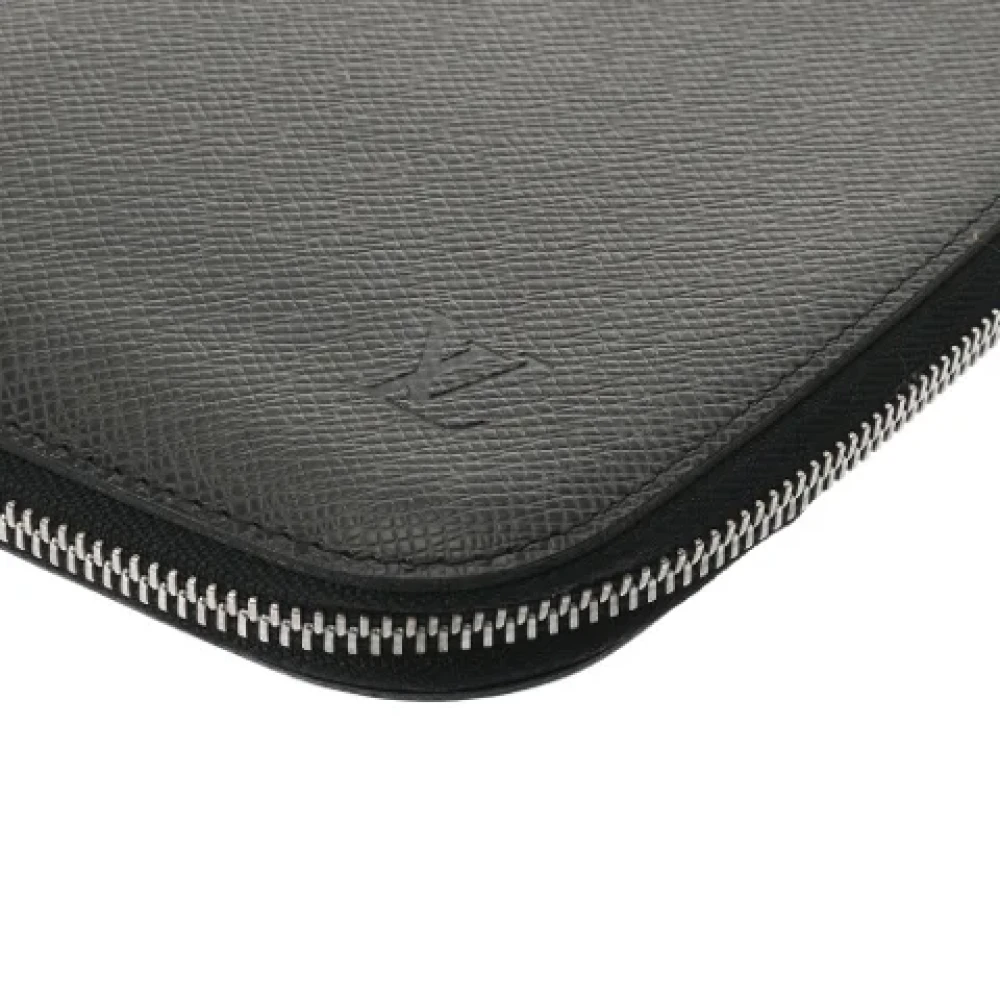 Louis Vuitton Vintage Pre-owned Leather wallets Black Heren