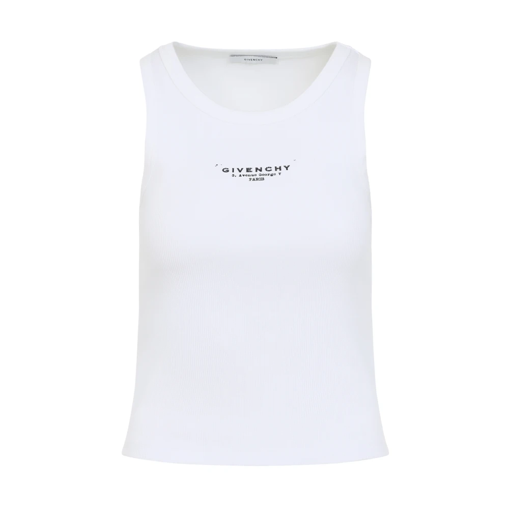 Givenchy Women's White Slim Tank Top