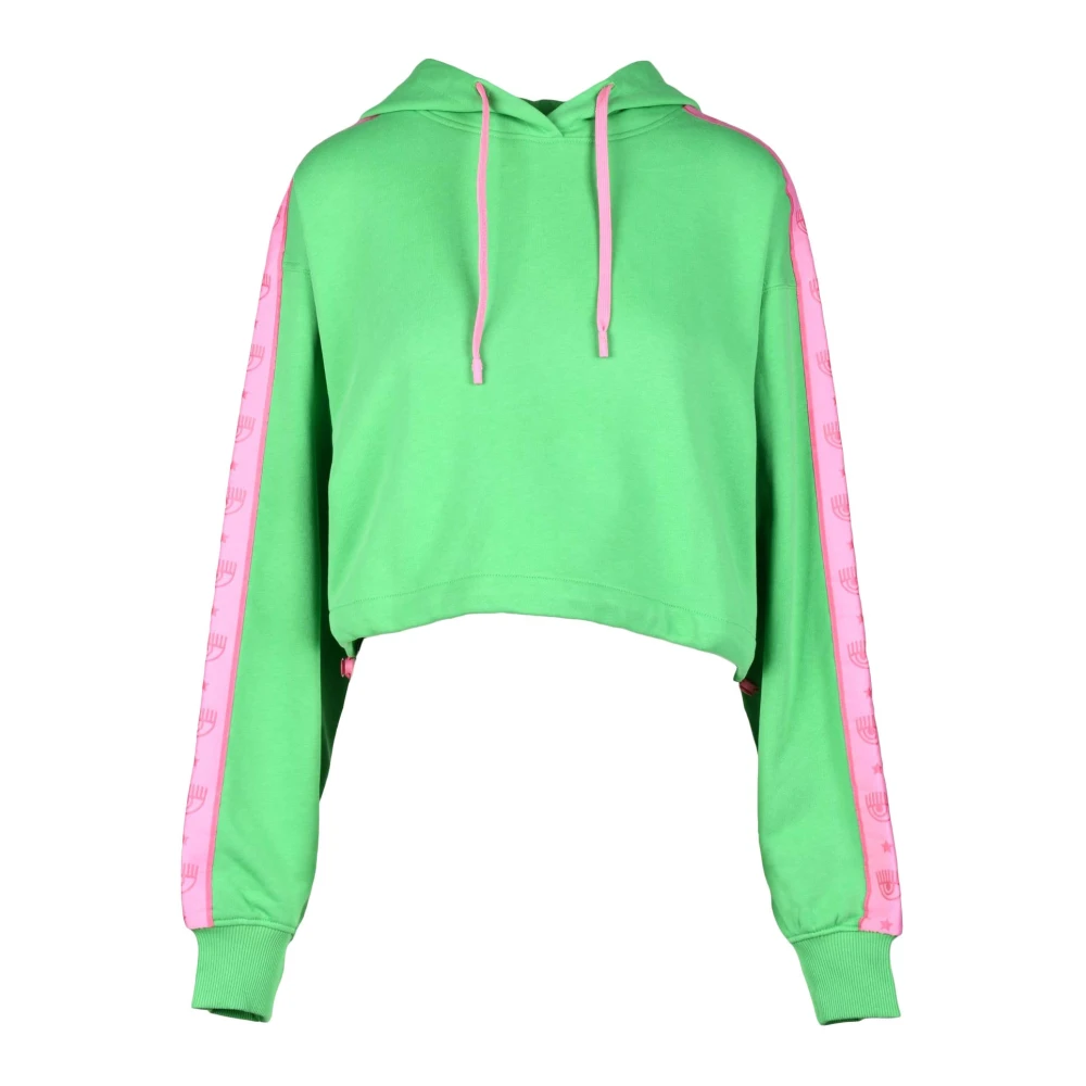 Chiara Ferragni Collection Katoenen Gebreide Trui Green Dames