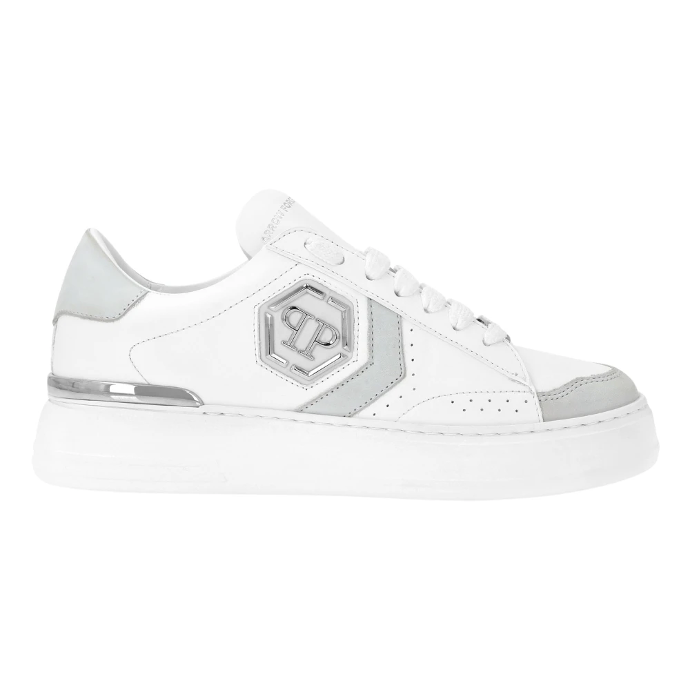 Philipp Plein Lo-Top Sneakers Arrow Force unisex Schoenen Wit