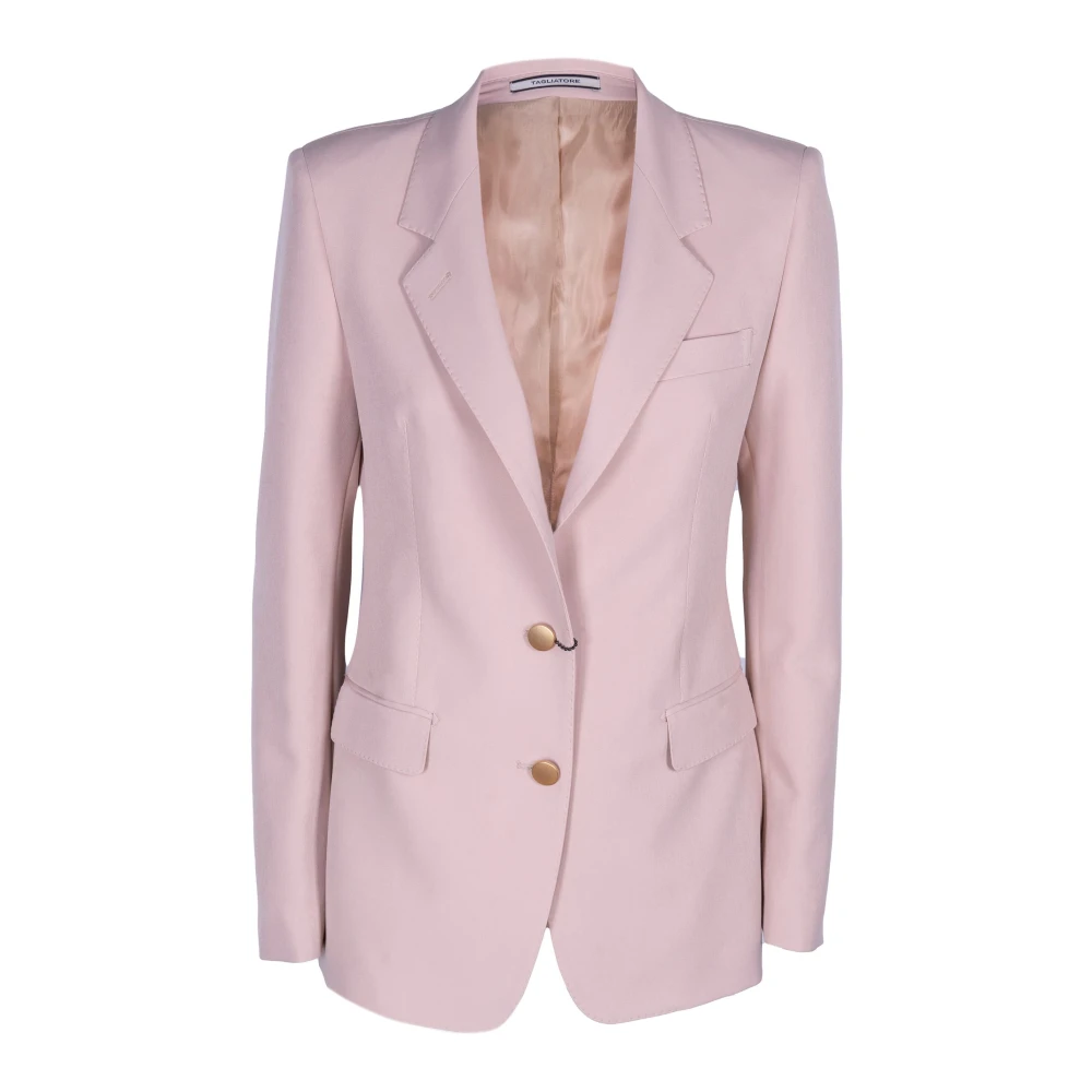 Tagliatore Women's Pink Blazers, M, Abito T-Parigi Monopetto