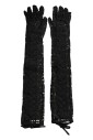 black-lace-elbow-length-gloves