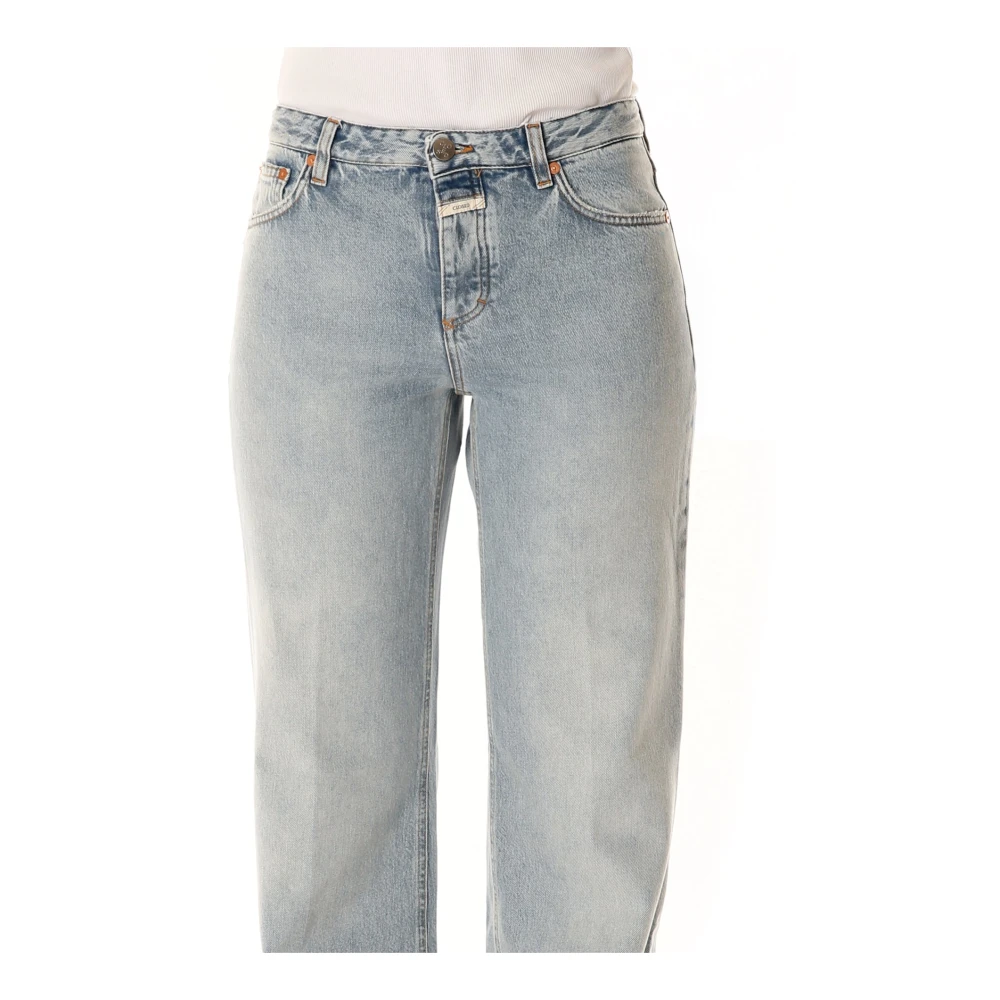closed Flared Leg Jeans met lage taille Blue Dames