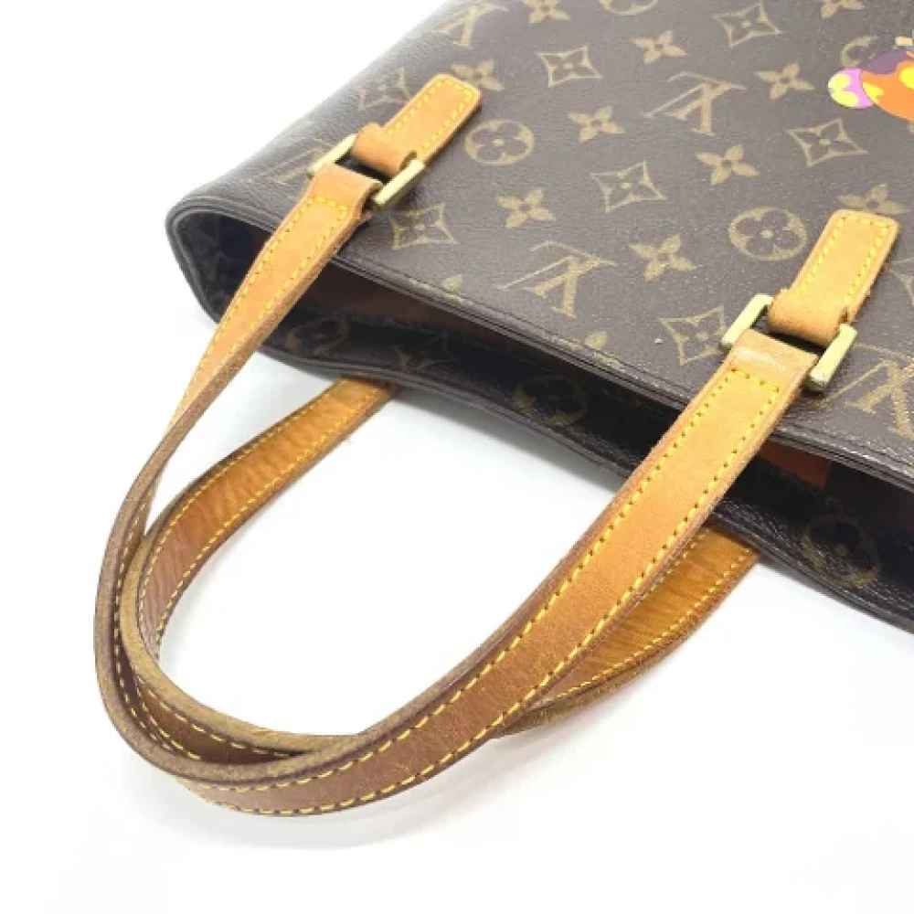 Louis Vuitton Vintage Pre-owned Cotton louis-vuitton-bags Brown Dames