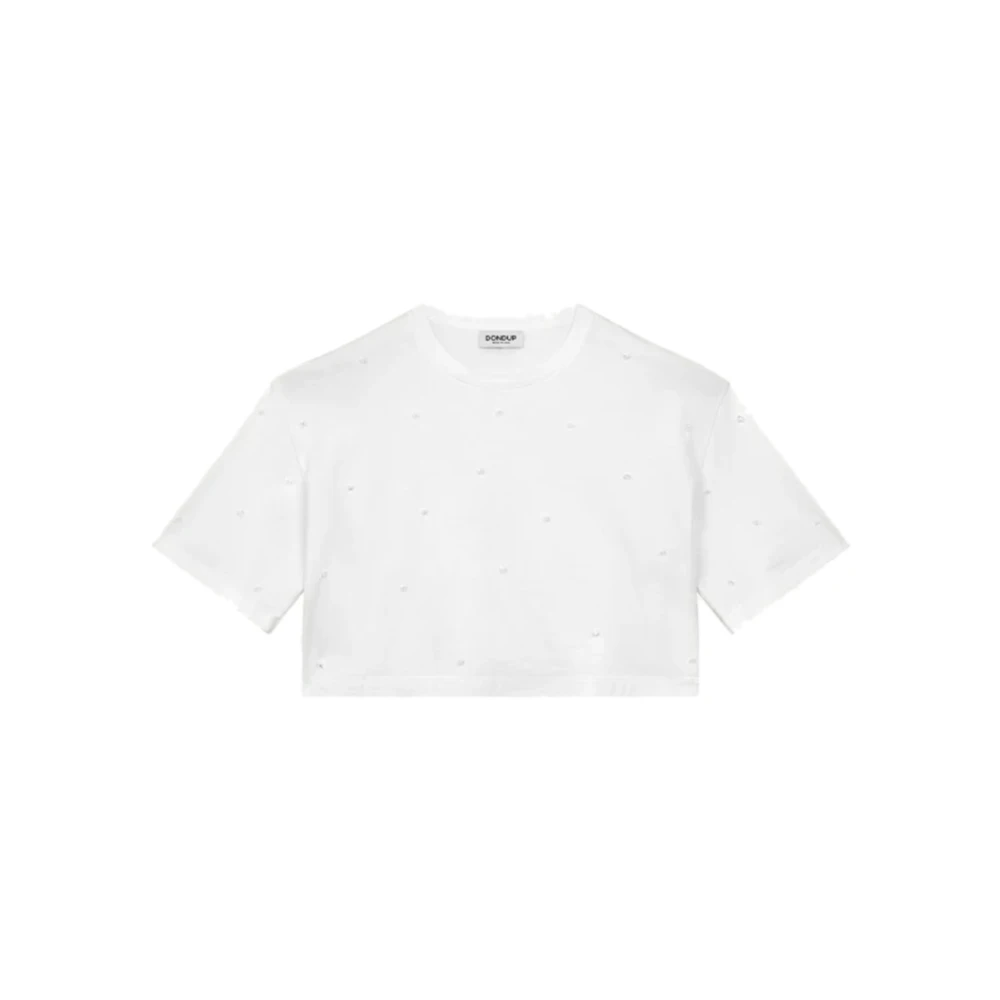 Dondup Donna Bianco Top, L, New,