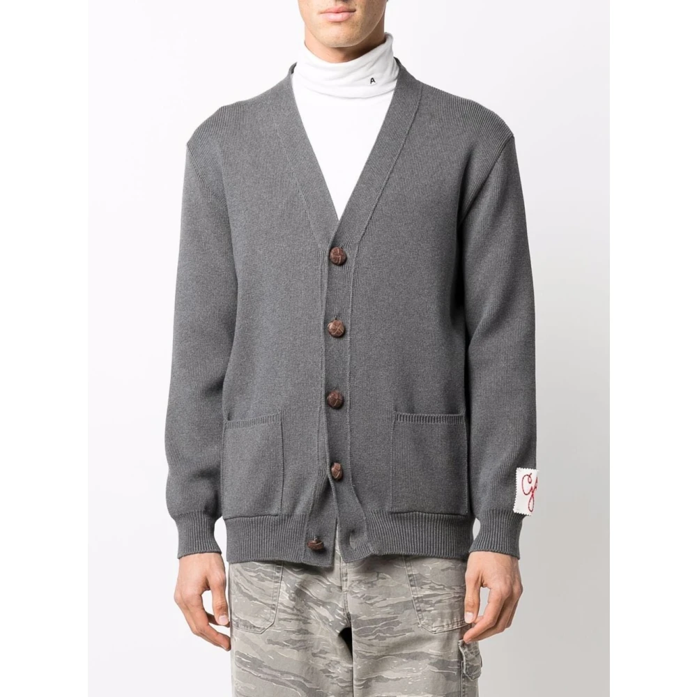 Golden Goose Gebreid Vest Gray Heren