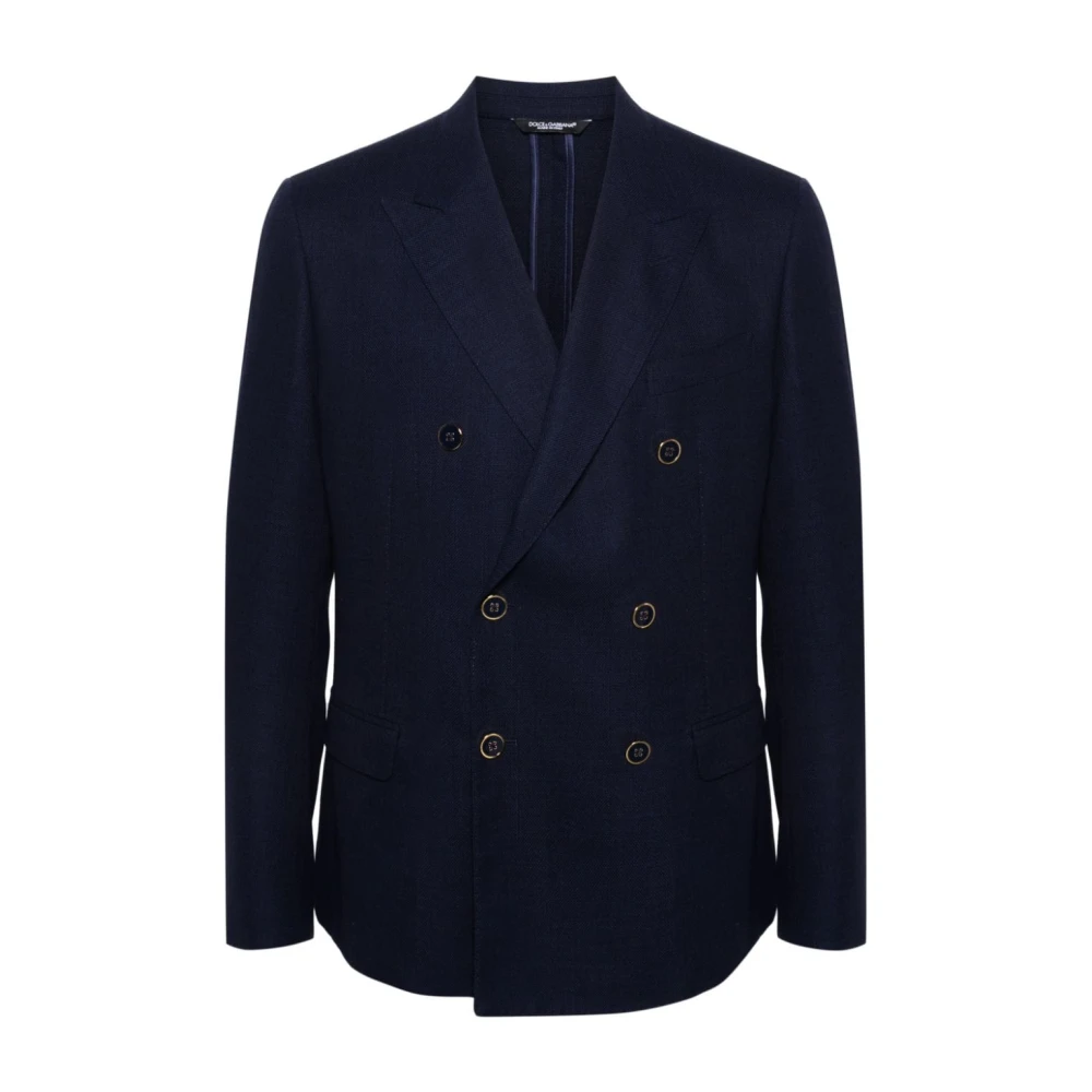 Dolce & Gabbana Blauwe Herenjassen Blue Heren