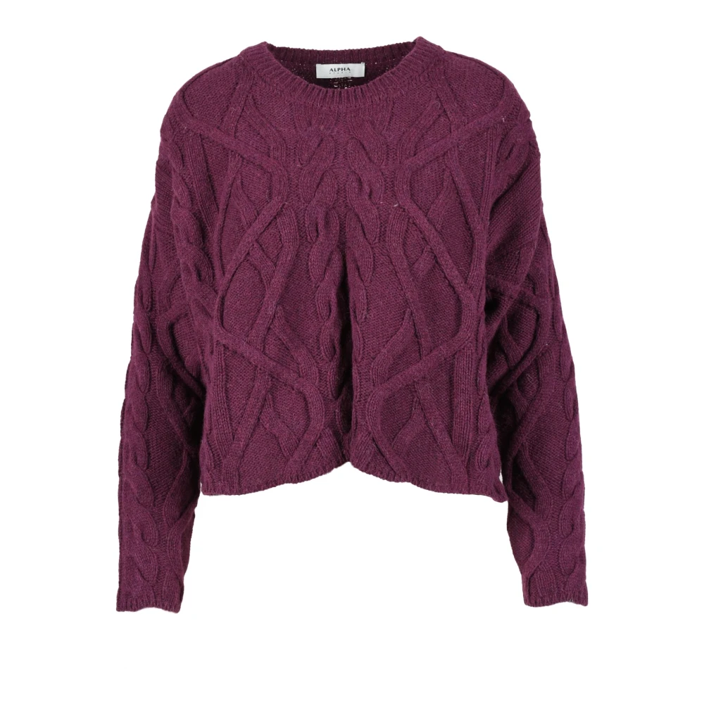 Knitwear > Round-neck Knitwear - - Alpha Studio - Modalova
