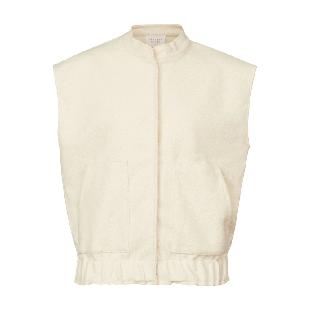 Sisters Point Stijlvolle Jas Giza-Ve Beige Dames