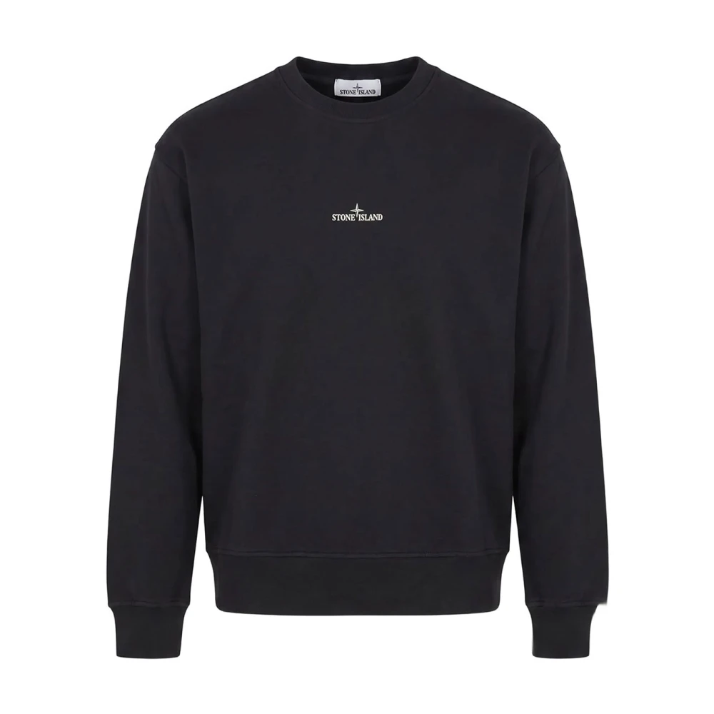 Stone Island Organic Cotton Fleece Sweatshirt - Immagine 4