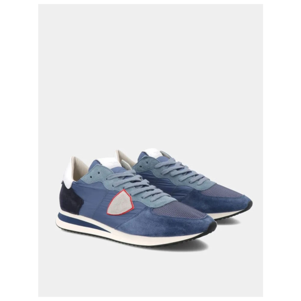 Philippe Model Leren Sneakers Tropez voor Heren Blue Heren