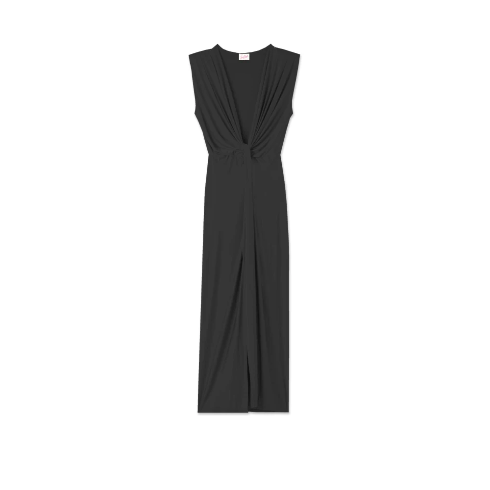 Mc2 Saint Barth Black Maxi Dress - Female - Maxi Dresses - M - Dresses