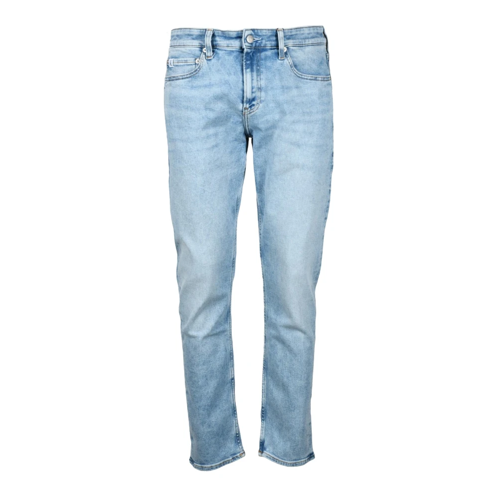 Calvin Klein Jeans Stretch Denim Jeans Blue Heren