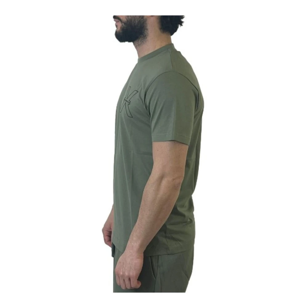 John Richmond Heren Casual T-Shirt Green Heren