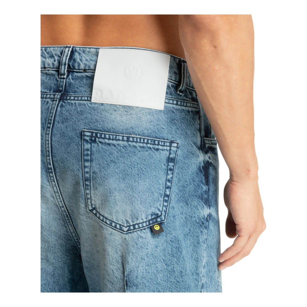 Barrow Klassieke denim jeans met logo details Blue Heren
