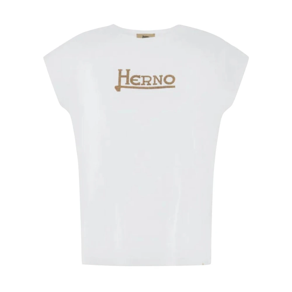 Herno - Tops > T-Shirts - White - Herno - Modalova