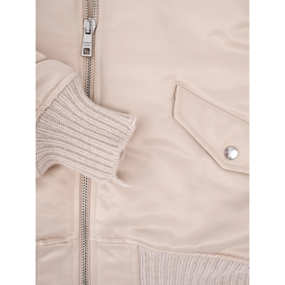 Giorgio Brato Urban Bomber Jack Beige Dames