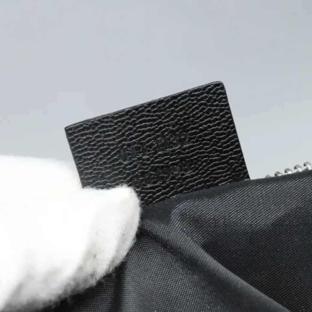 Gucci Vintage Pre-owned Leather clutches Black Dames