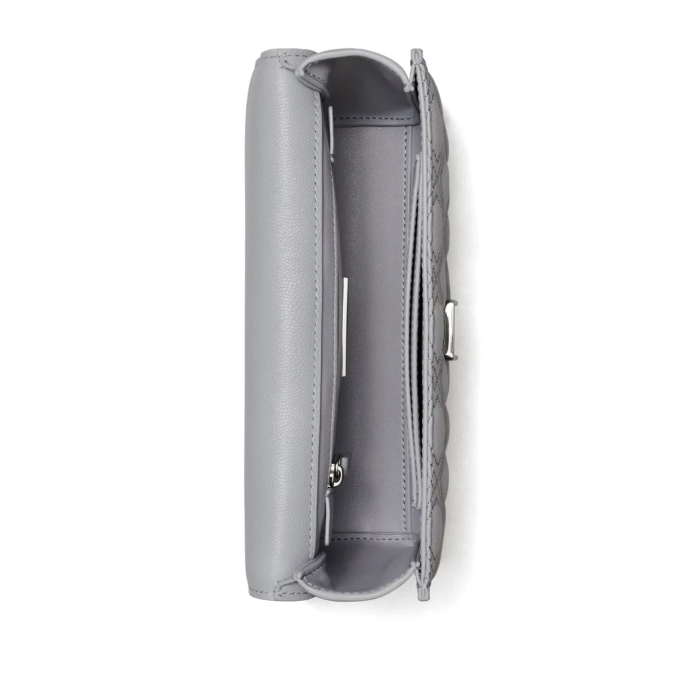 TORY BURCH Grijze Leren Gewatteerde Schoudertas Gray Dames