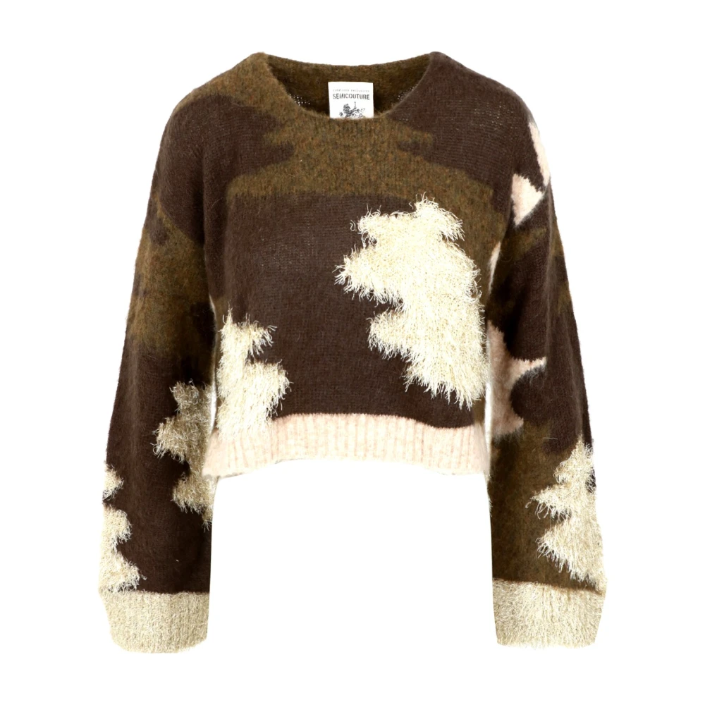 Semicouture Mujer Round-Neck Knitwear