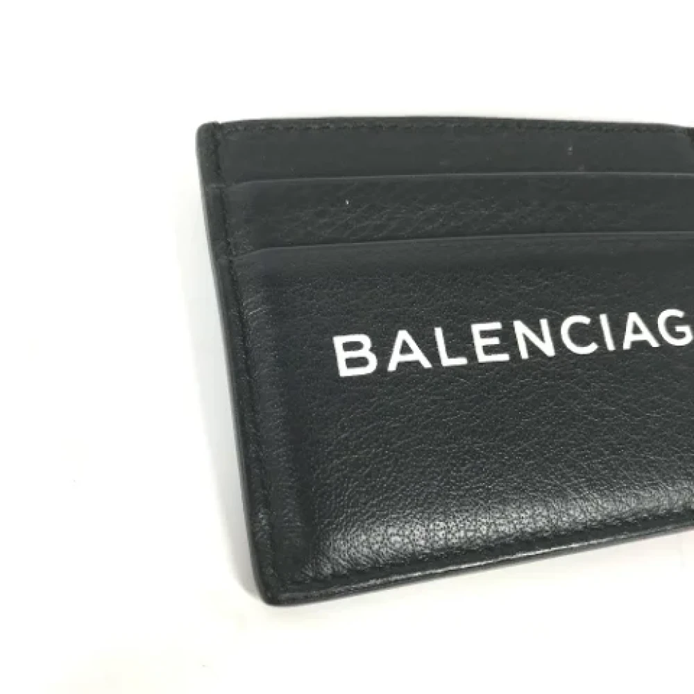 Balenciaga Vintage Pre-owned Leather wallets Black Dames