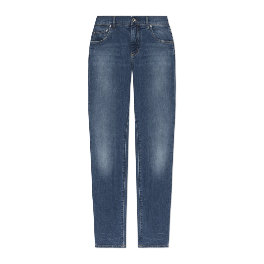 Dolce & Gabbana - Slim-Fit Stretch-Jeans - Jeans - Herren - Blau - 2XL - Bild 4