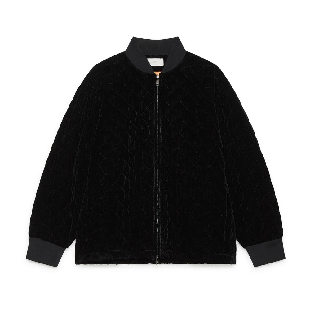 Maliparmi Women's Black Sweet Velvet Coat