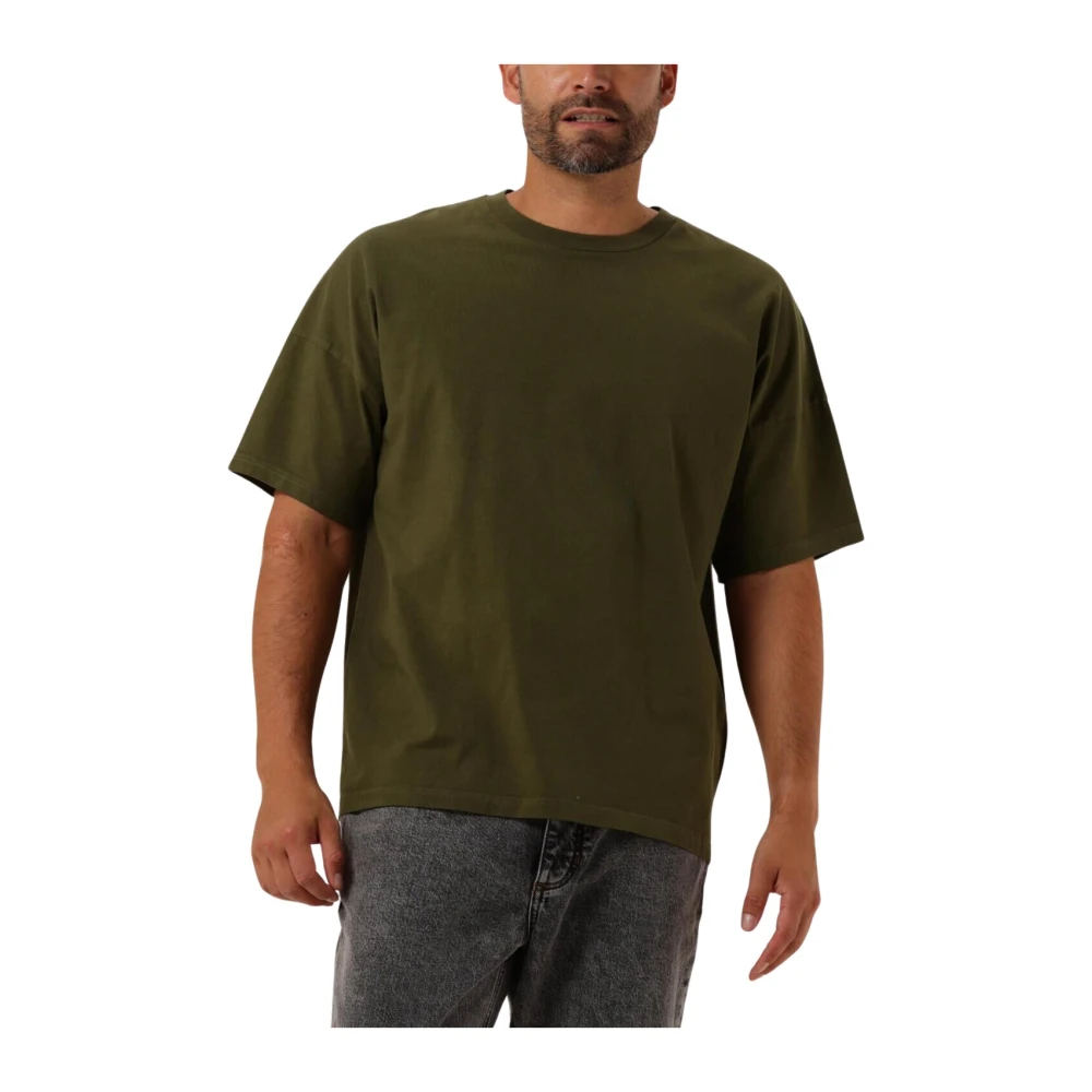 American vintage Heren Polo T-shirt Fizvalley Groen Green Heren