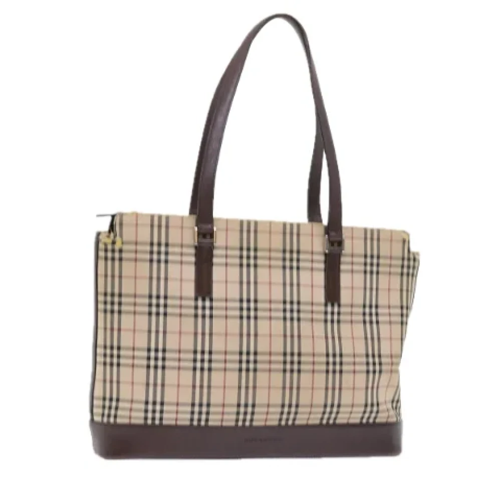 Burberry Vintage Pre-owned Nylon totes Beige Dames
