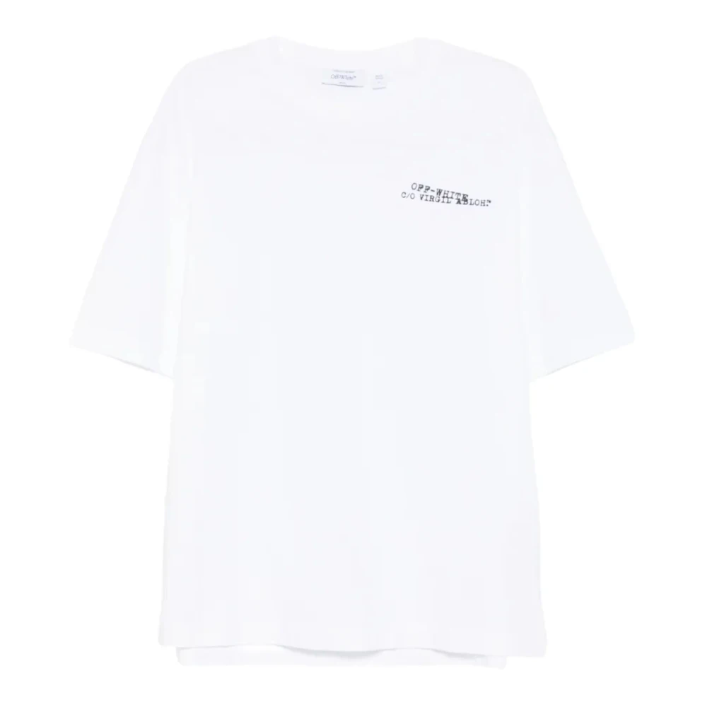 Off White Men's White Off T-Shirts, Xl, Type Arrow Skate T-Shirt