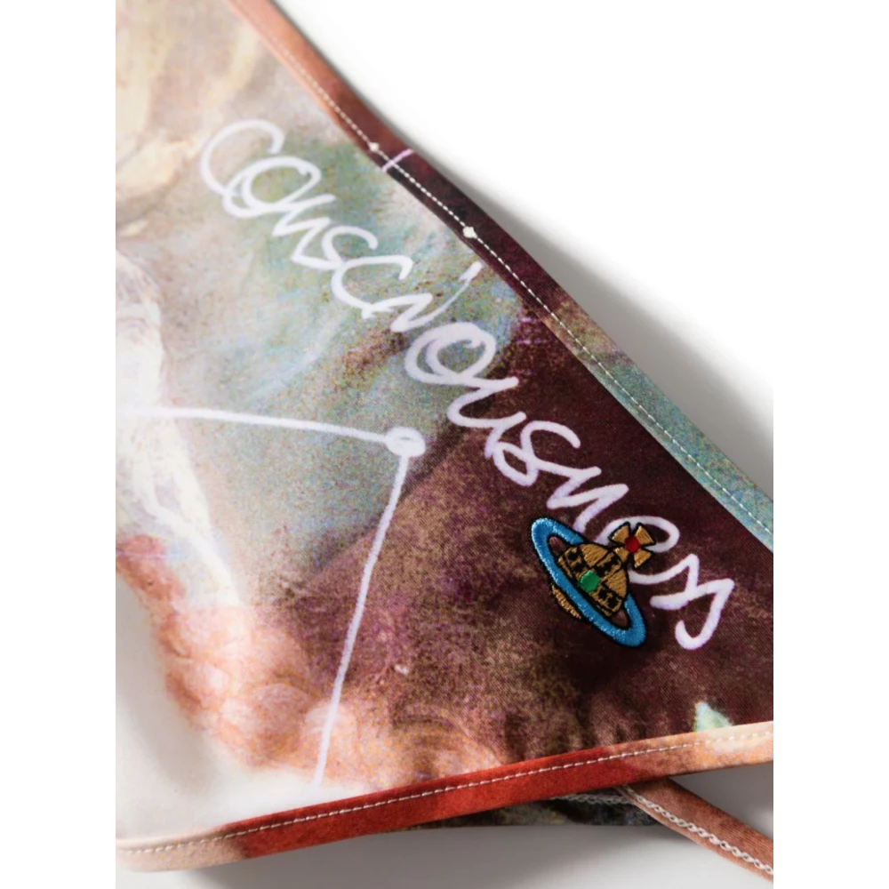 Vivienne Westwood Kleurrijke Driehoek Bikini Kus Multicolor Dames