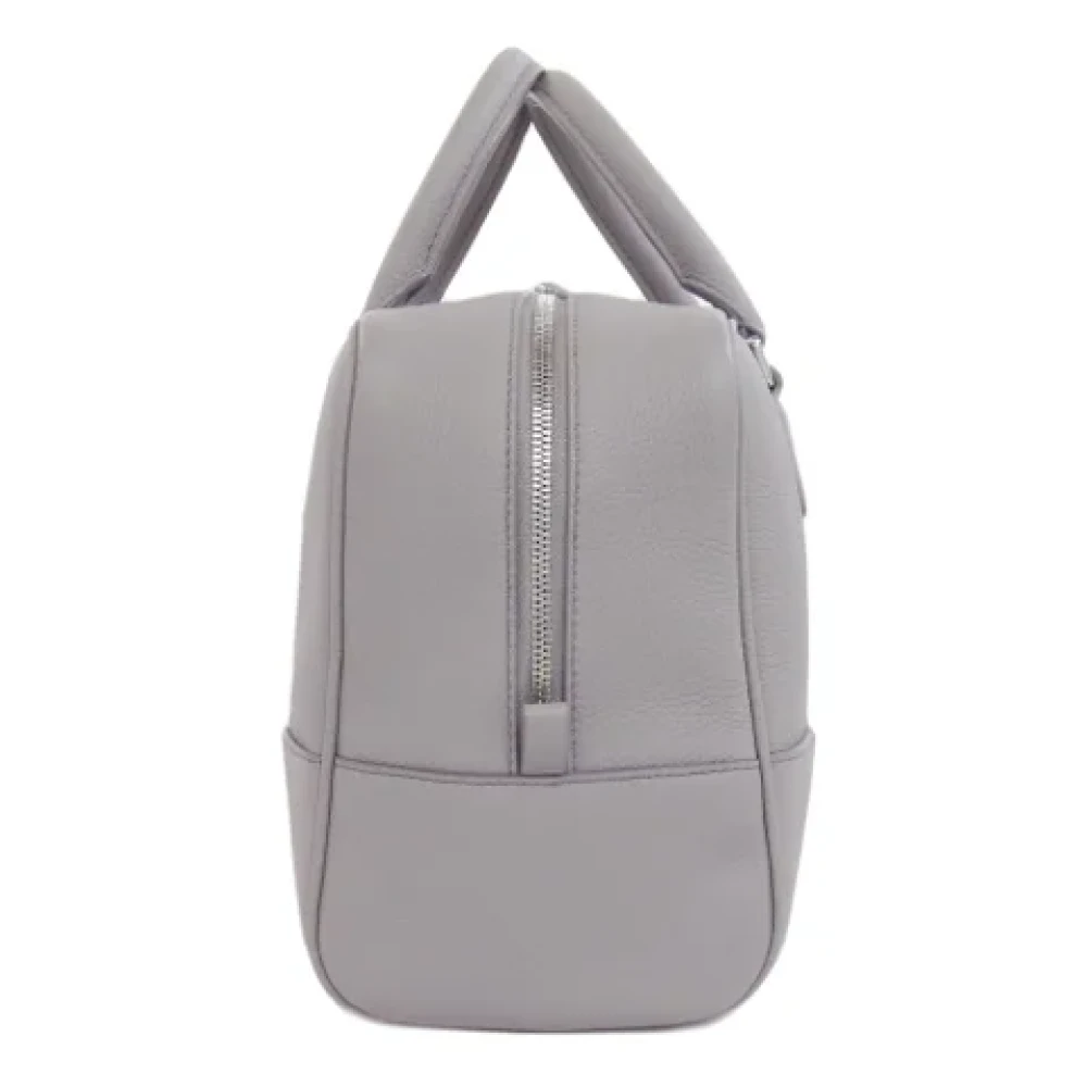 Loewe Pre-owned Leather handbags Gray Dames