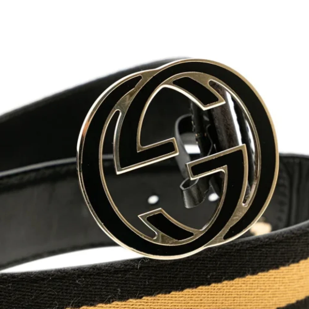 Gucci Vintage Pre-owned Leather belts Black Dames