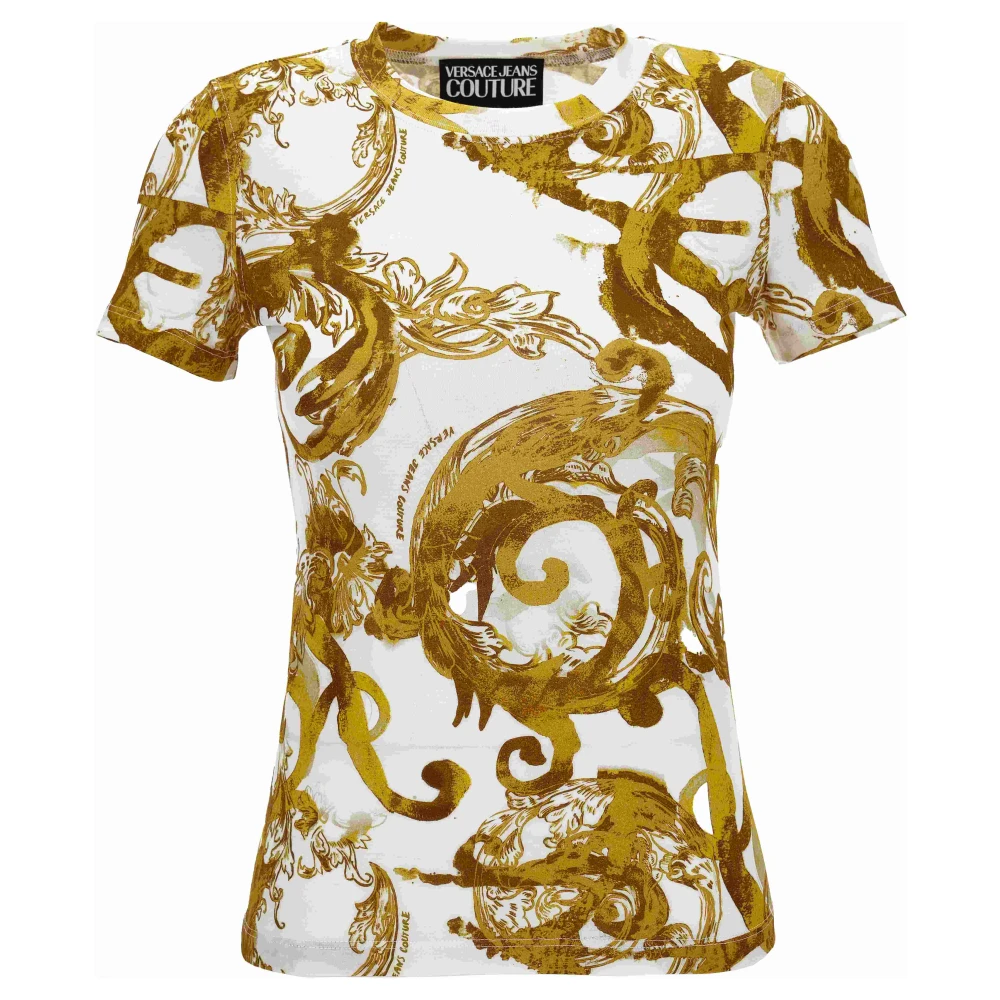 Versace Jeans Couture Stijlvolle T-shirts en Polos Multicolor Dames