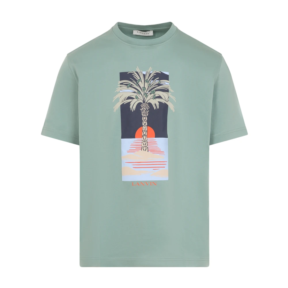 Lanvin - Tops > T-Shirts - Green - Lanvin - Modalova
