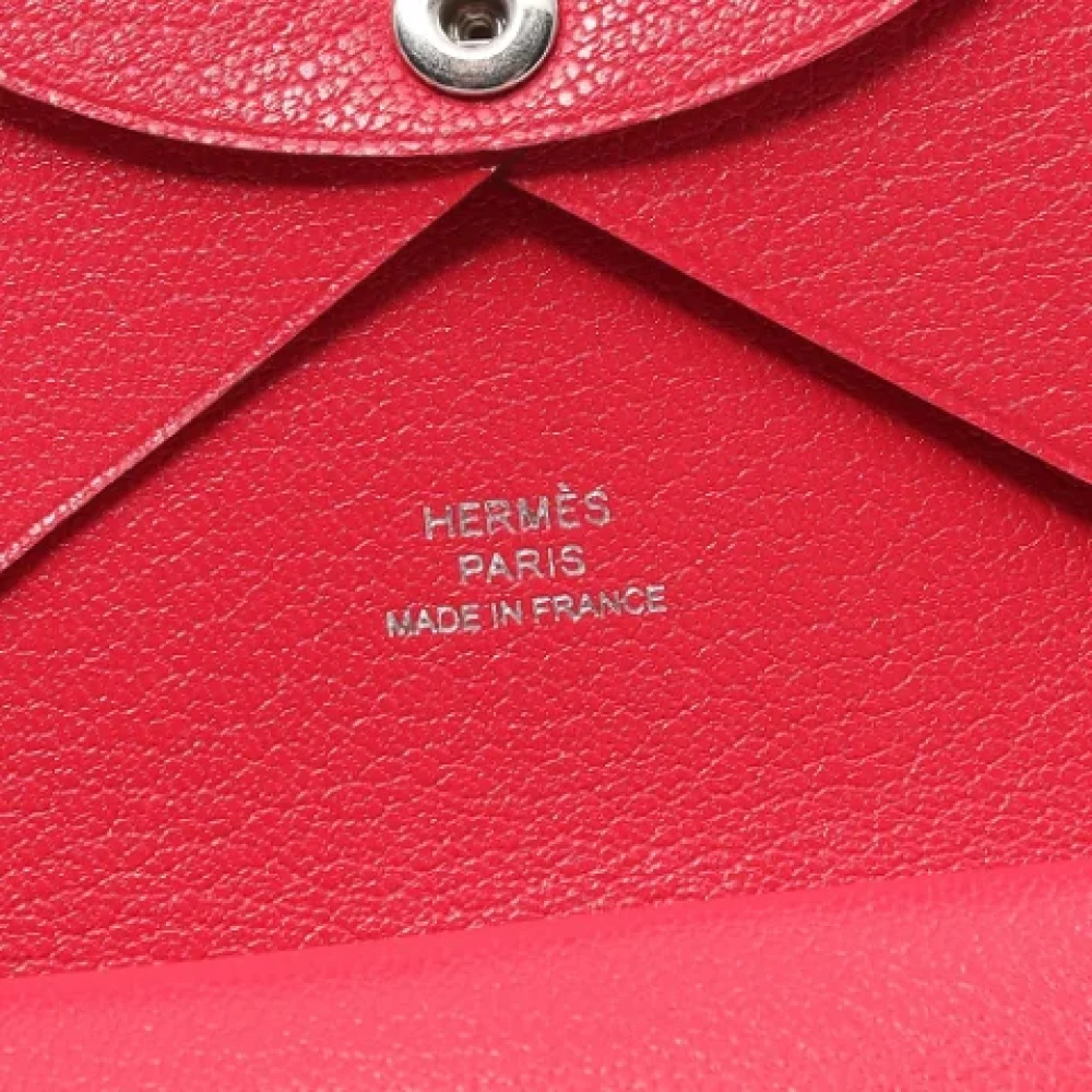 Hermès Vintage Pre-owned Leather wallets Pink Dames