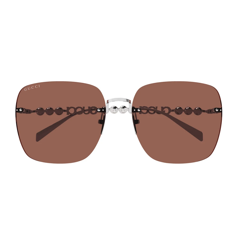 Gucci Unisex Gray Sunglasses, 63 Mm, Pearl Sunglasses