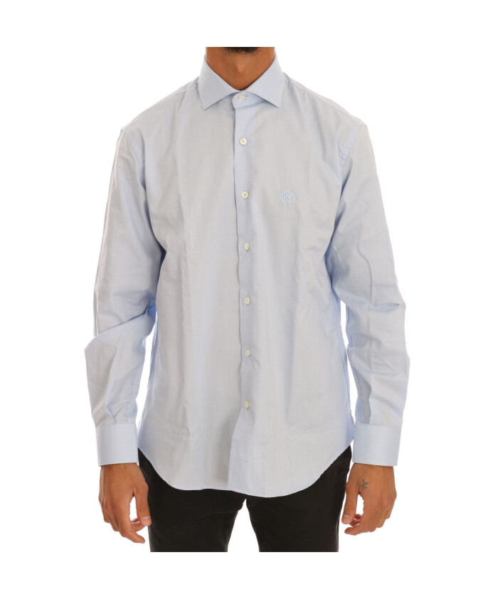 chemise-bleu-clair-en-coton