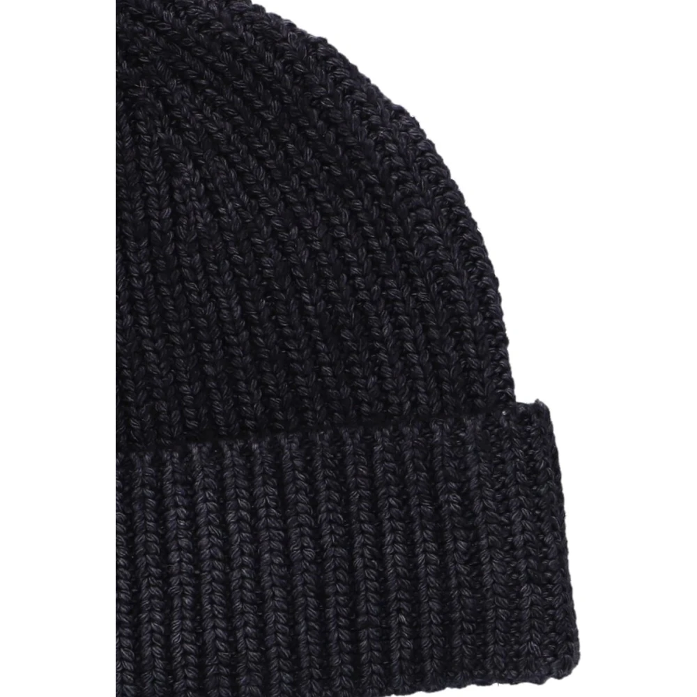Profuomo Wol Nylon Muts Must-Have Donkerblauw Blue Heren