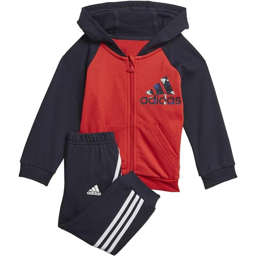 Adidas Barn Logo Fleece Set Sportig Stil Multicolor, Unisex