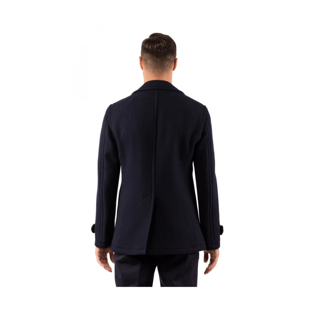 Tagliatore Heren Overjas Blue Heren